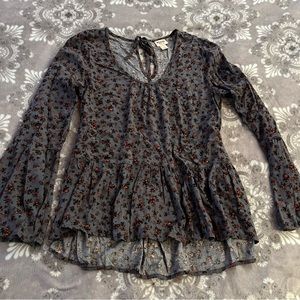 Mossimo Floral Blouse